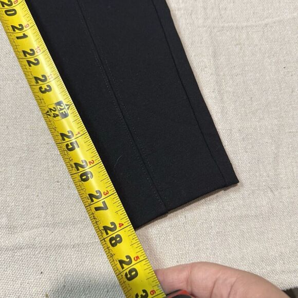 Old Navy Stevie Flare Extra High Rise Black Pull On Capri Pants Womens Size M - Picture 6 of 6